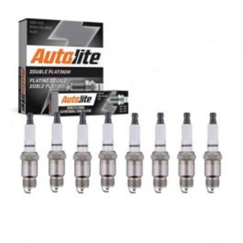 8 pc Autolite Double Platinum Spark Plug for 1976-1978 GMC C25 Suburban 5.0L