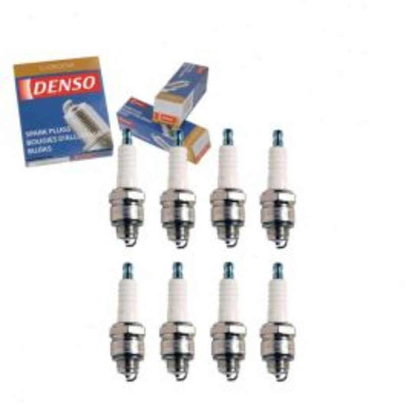 8 pc DENSO Standard U-Groove Spark Plugs for 1969 Chevrolet Brookwood 5.7L V8
