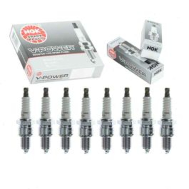8 pc NGK V-Power Spark Plugs for 1964-1970 Dodge A100 4.5L 5.2L V8