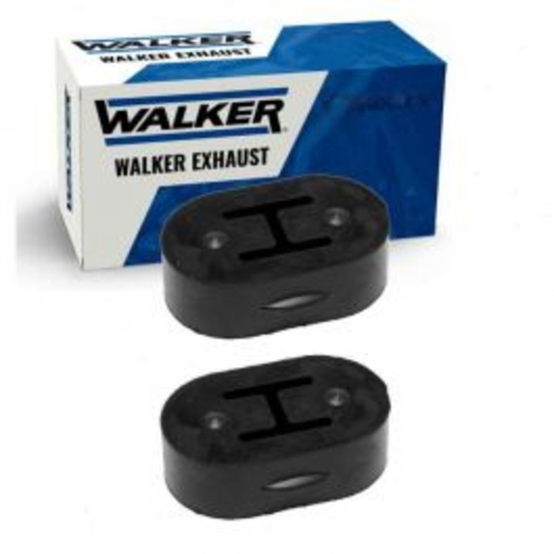 2 pc Walker Resonator Assm Exhaust System Insulators for 1993-1995 Honda Civic del Sol 1.5L 1.6L L4