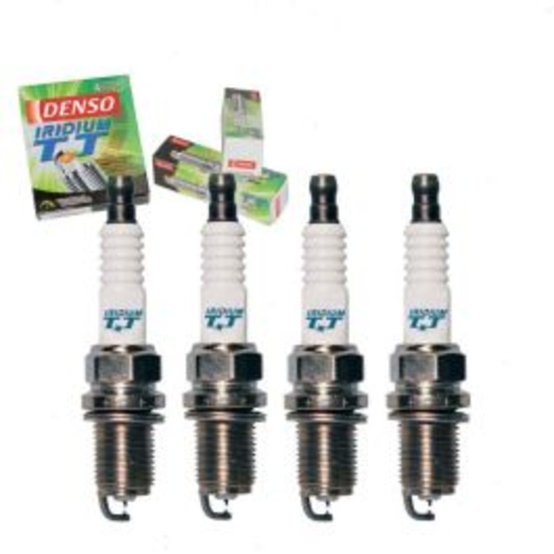 4 pc DENSO Iridium TT Spark Plugs for 1982 Ford EXP 1.6L L4