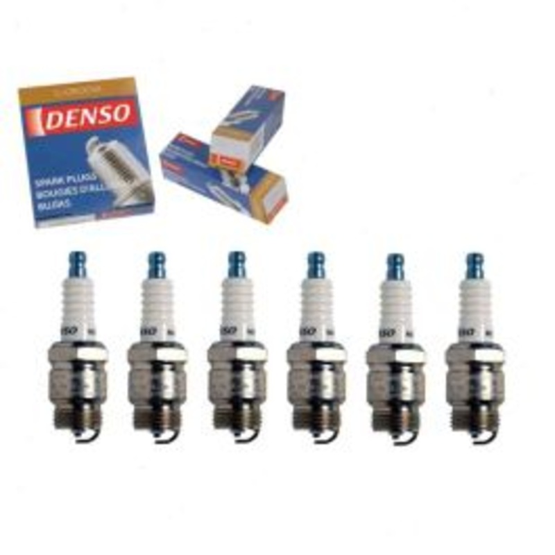 6 pc DENSO Standard U-Groove Spark Plugs for 1962-1964 Ford Club Wagon Car 2.4L L6