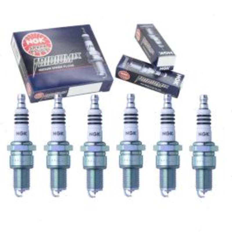 6 pc NGK Iridium IX Spark Plugs for 1987-1991 Dodge Dakota 3.9L V6