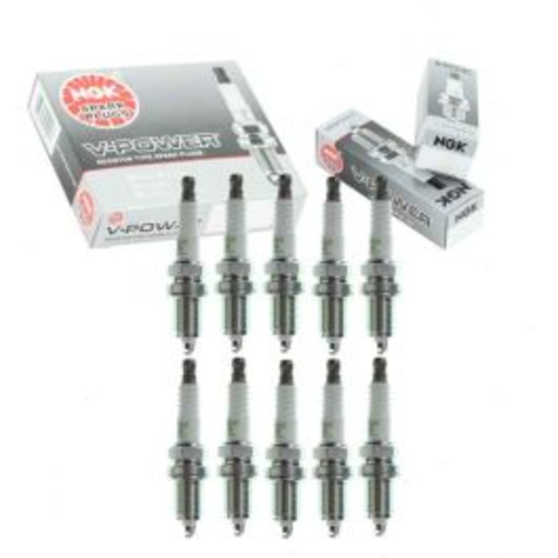 10 pc NGK V-Power 5585 ZFR6J-11 Spark Plugs