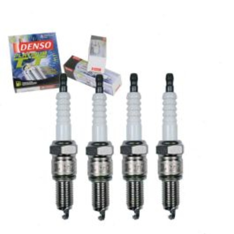 4 pc DENSO Platinum TT Spark Plugs for 1986-1991 Pontiac Sunbird 1.8L 2.0L L4