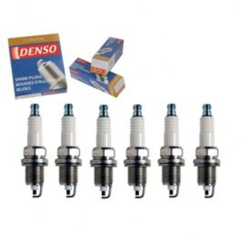6 pc DENSO Standard U-Groove Spark Plugs for 1981-2001 Jeep Cherokee 4.0L 4.2L L6