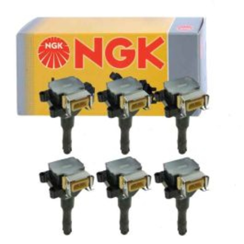 6 pc NGK Ignition Coils for 1993 BMW 525iT 2.5L L6