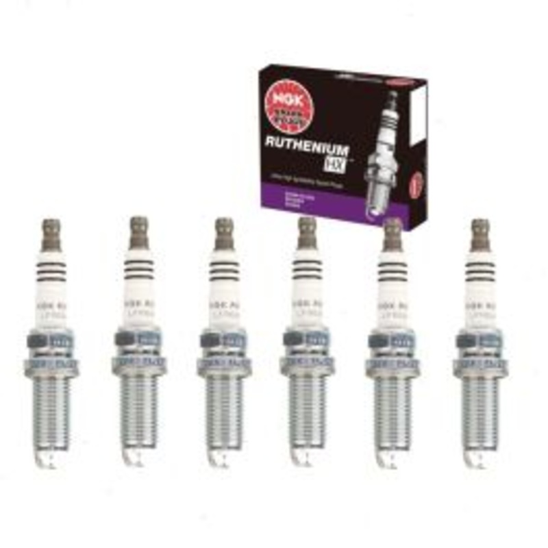 6 pc NGK Ruthenium HX Spark Plugs for 2006 BMW 330xi 3.0L L6