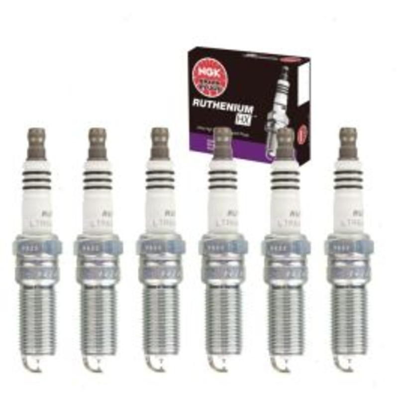 6 pc NGK Ruthenium HX Spark Plugs for 2015-2021 Ford Transit-350 3.5L 3.7L V6