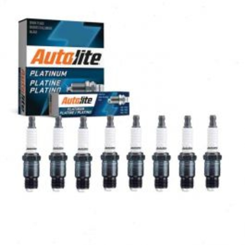 8 pc Autolite Platinum Spark Plug for 1975-1978 Chevrolet P10 5.7L 6.6L V8