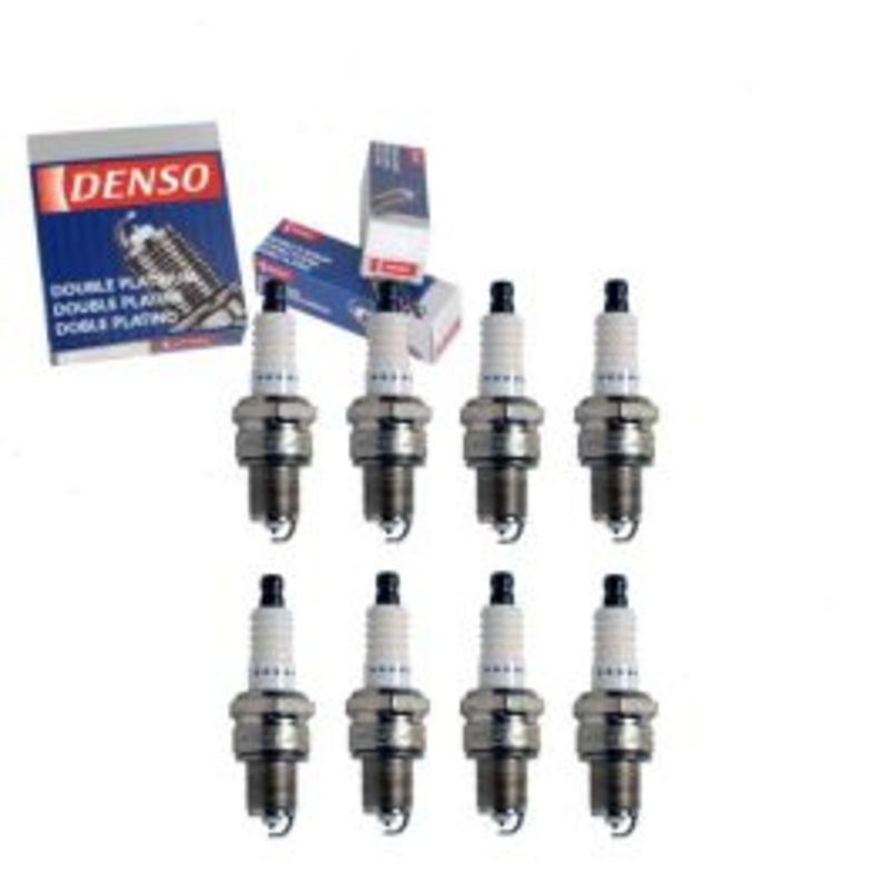 8 pc DENSO Double Platinum Spark Plugs for 1989-1991 Dodge Dakota 5.2L V8