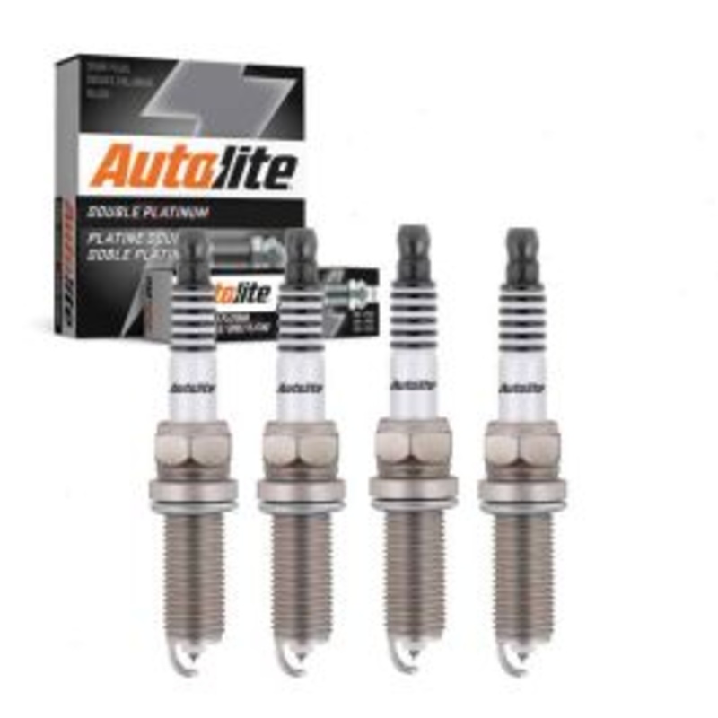 4 pc Autolite Double Platinum Spark Plug for 2007-2019 Nissan Versa 1.6L
