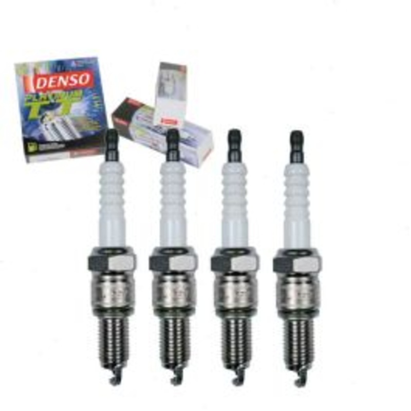 4 pc DENSO Platinum TT Spark Plugs for 1987-1989 Mercury Tracer 1.6L L4