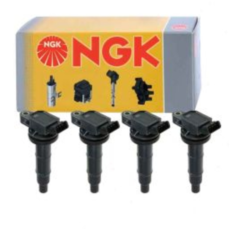 4 pc NGK Ignition Coils for 2009-2012 Toyota Corolla 2.4L L4