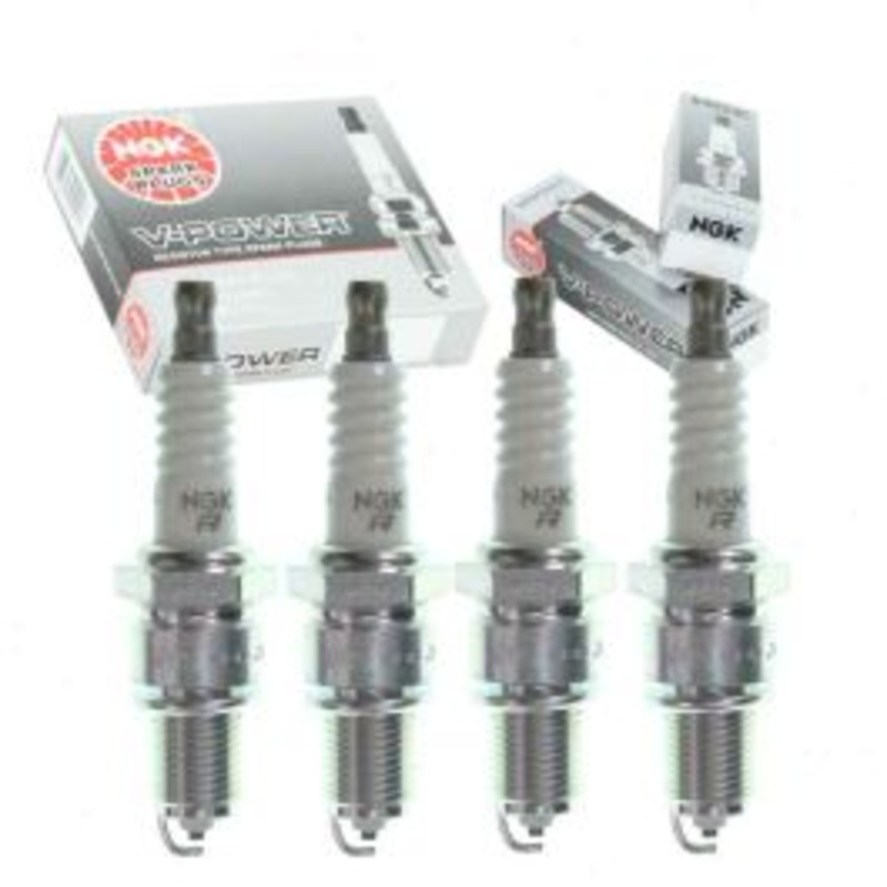 4 pc NGK V-Power 2851 GR5 Spark Plugs