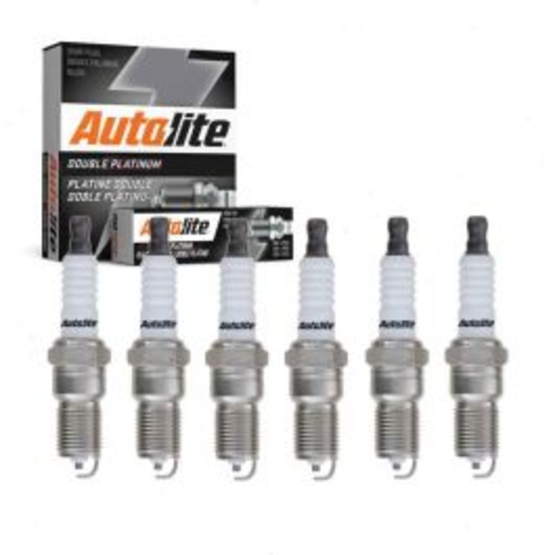 6 pc Autolite Double Platinum Spark Plug for 1977-1979 Mercury Capri 2.8L V6