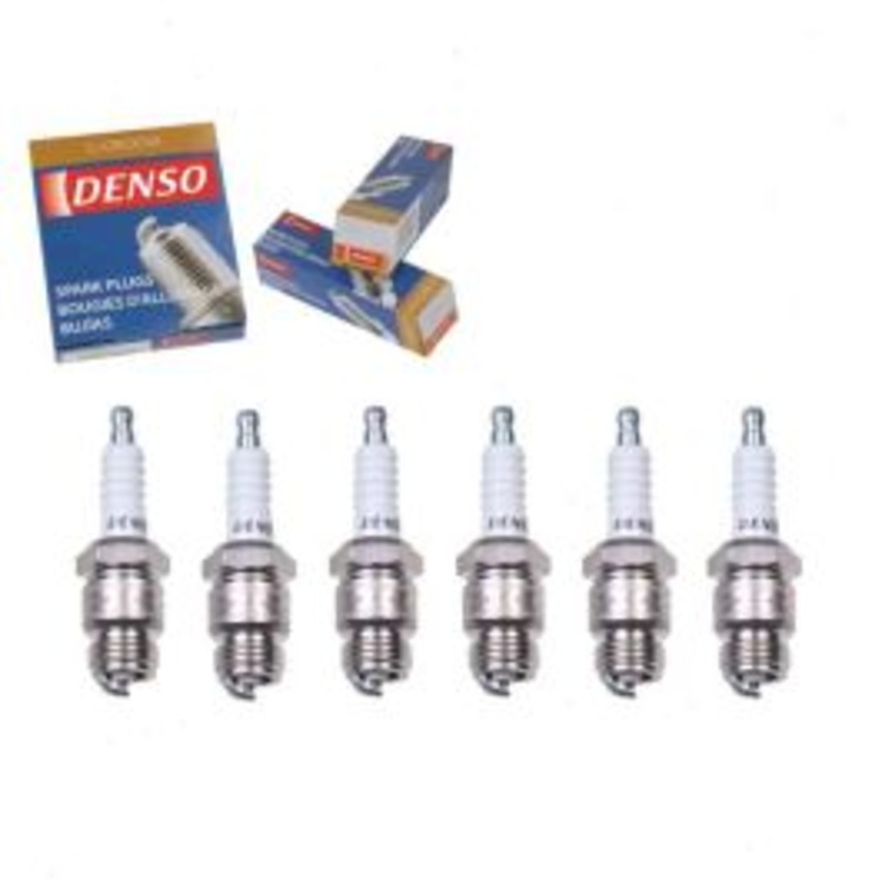 6 pc DENSO Standard U-Groove Spark Plugs for 1963 Ford Victoria 3.3L L6