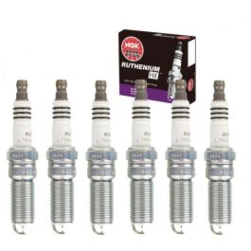 6 pc NGK Ruthenium HX Spark Plugs for 2009-2020 Chevrolet Traverse 3.6L V6