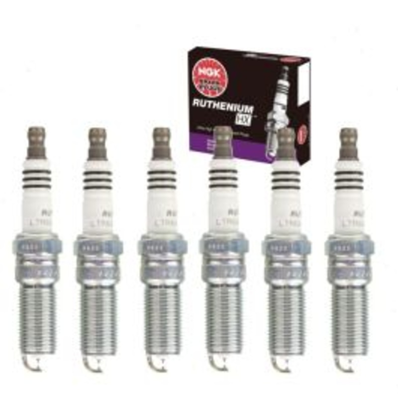 6 pc NGK Ruthenium HX Spark Plugs for 2012 Chevrolet Captiva Sport 3.0L V6