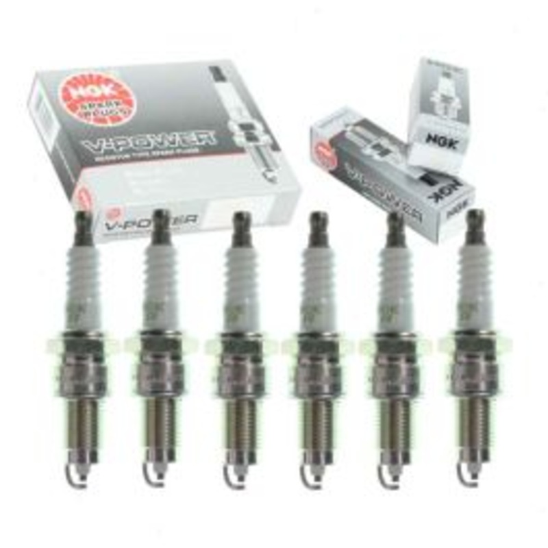 6 pc NGK V-Power 6334 ZGR5C Spark Plugs