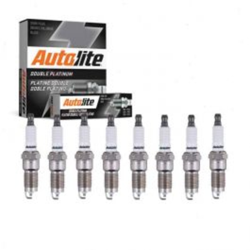 8 pc Autolite Double Platinum Spark Plug for 1986-1987 Lincoln Continental