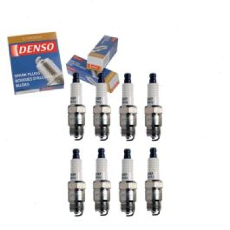 8 pc DENSO Standard U-Groove Spark Plugs for 1971 Jeep Wagoneer 5.7L V8