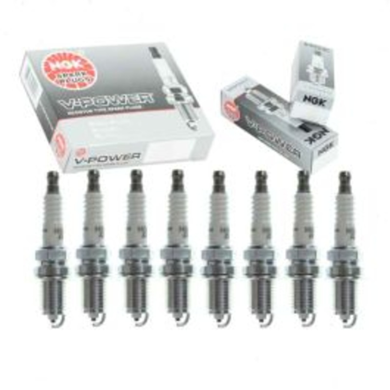 8 pc NGK V-Power Spark Plugs for 1992-1993 Dodge D250 5.2L 5.9L V8