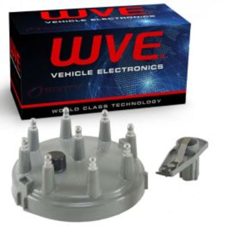 Wells WVE Distributor Cap & Rotor Kit for 1984-1997 Ford Bronco Country Squire E-150 Econoline E-150 Econoline Club Wagon 5.0L 5.8L 7.5L V8