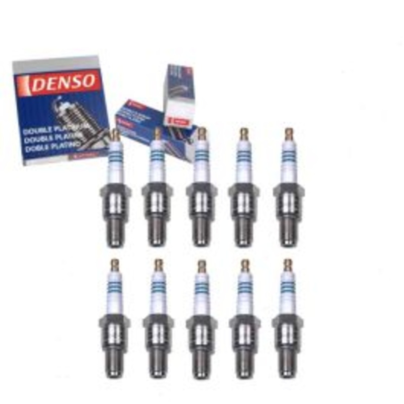 10 pc DENSO Double Platinum Spark Plugs for 2010-2015 Audi R8 5.2L V10