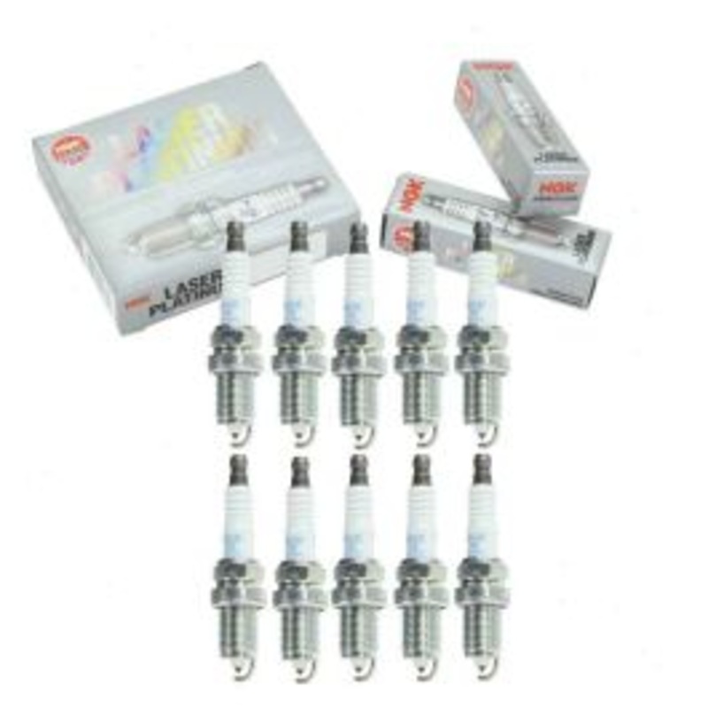 10 pc NGK Laser Platinum Spark Plugs for 1994-1996 Dodge Ram 2500 8.0L V10