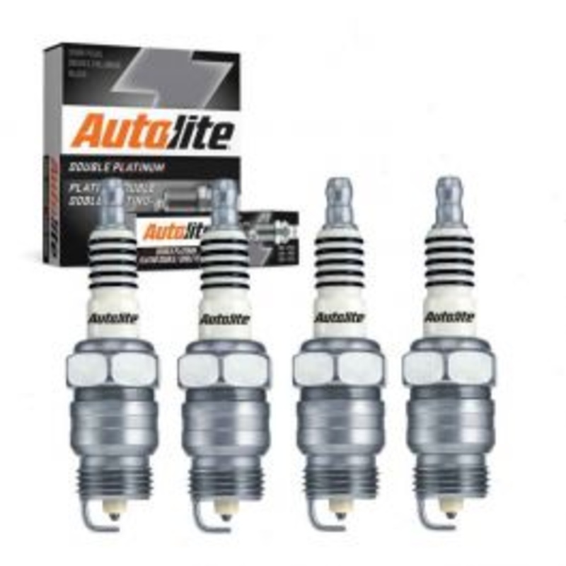 4 pc Autolite Double Platinum APP45 Spark Plug