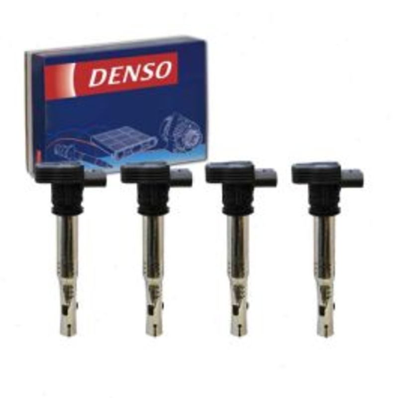 4 pc DENSO Direct Ignition Coils for 2006-2014 Volkswagen GTI 2.0L L4