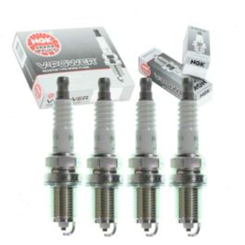4 pc NGK V-Power Spark Plugs for 1991-1995 Toyota Previa 2.4L L4
