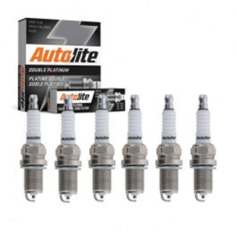 6 pc Autolite Double Platinum Spark Plug for 1998-2002 Volkswagen Passat