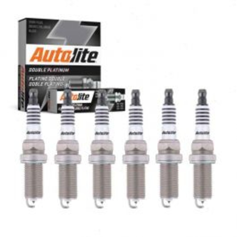 6 pc Autolite Double Platinum Spark Plug for 2005-2015 Nissan Xterra 4.0L V6
