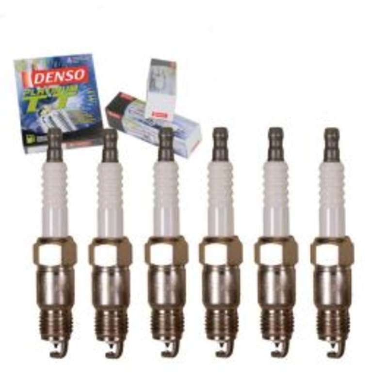 6 pc DENSO Platinum TT Spark Plugs for 1985 Chevrolet Impala 4.3L V6