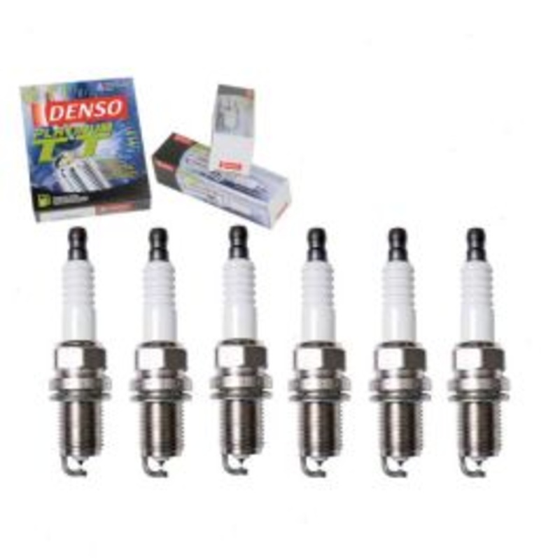 6 pc DENSO Platinum TT Spark Plugs for 2004 Suzuki Vitara 2.5L V6