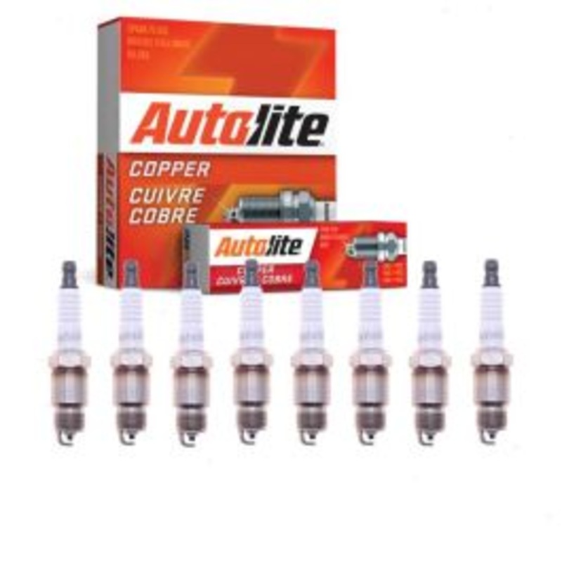8 pc Autolite Copper Core Spark Plugs for 1989-1991 GMC V2500 Suburban 5.7L V8