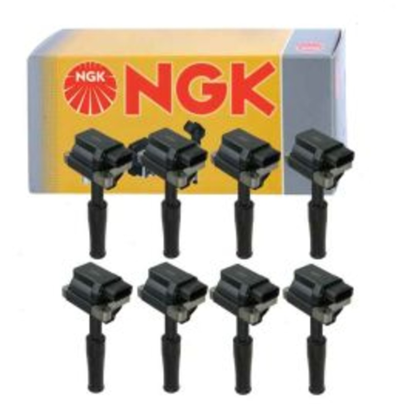 8 pc NGK Ignition Coils for 2000-2002 Jaguar XKR 4.0L V8