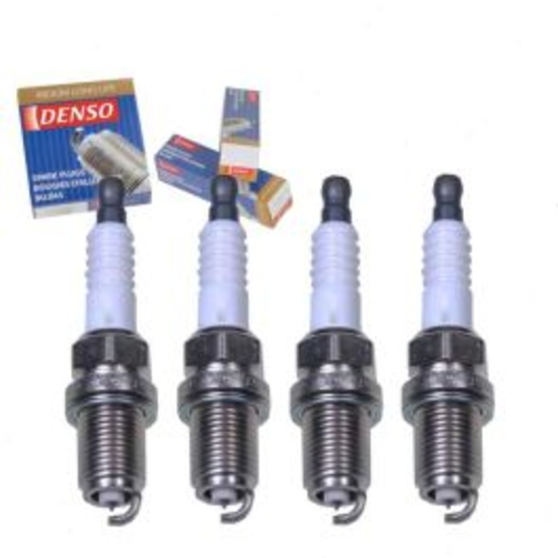 4 pc DENSO Iridium Long Life Spark Plugs for 2001-2003 Isuzu Rodeo Sport 2.2L L4
