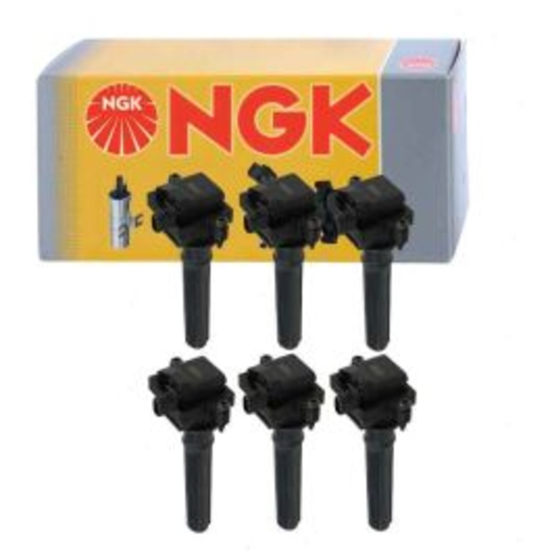6 pc NGK Ignition Coils for 2001-2005 Dodge Stratus 2.7L V6