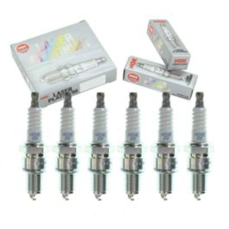 6 pc NGK Laser Platinum Spark Plugs for 1989-1990 Mitsubishi Sigma 3.0L V6