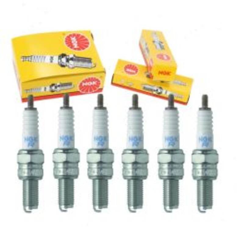 6 pc NGK Standard 1490 CR8E BLYB Spark Plugs