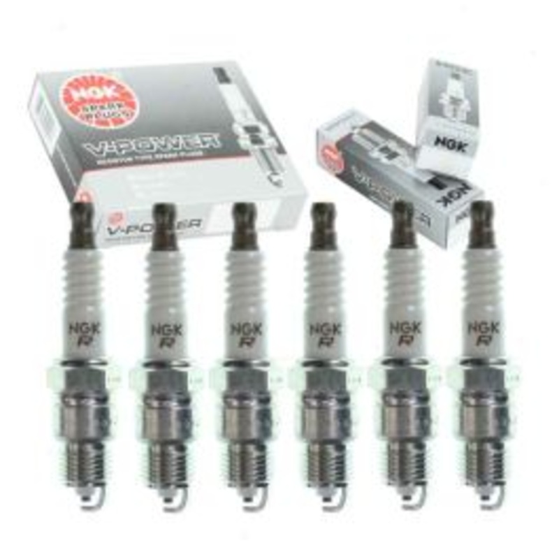 6 pc NGK V-Power Spark Plugs for 1970-1971 Oldsmobile F85 4.1L L6
