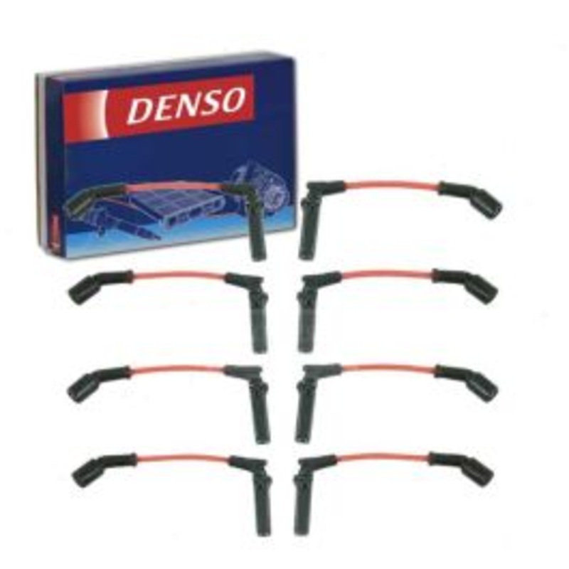 DENSO Spark Plug Wire Set for 2008 Chevrolet Express 2500 4.8L 6.0L V8