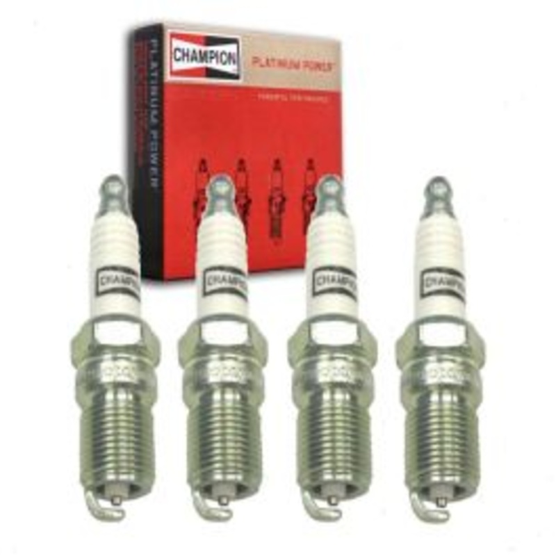 4 pc Champion Platinum Spark Plugs for 1985-1989 Merkur XR4Ti 2.3L L4