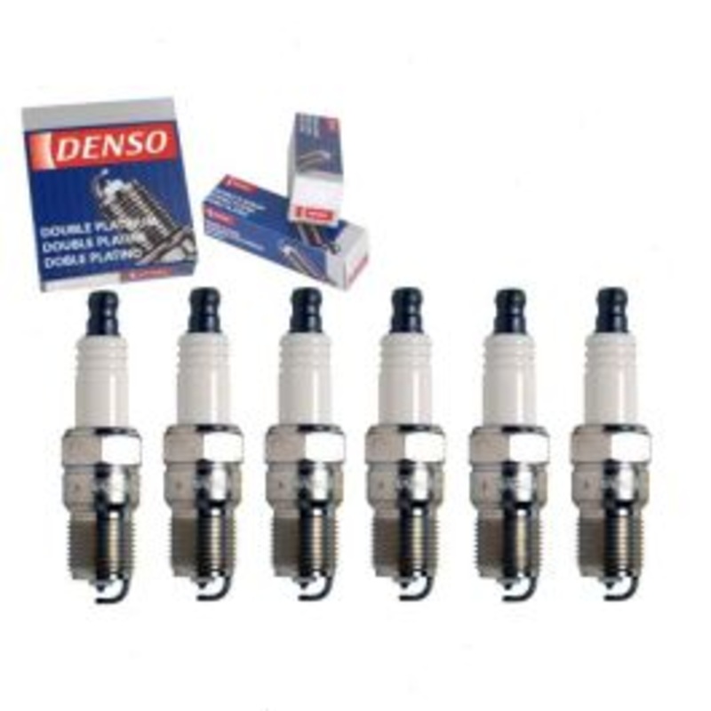 6 pc DENSO Double Platinum Spark Plugs for 1996-1998 GMC C1500 4.3L V6