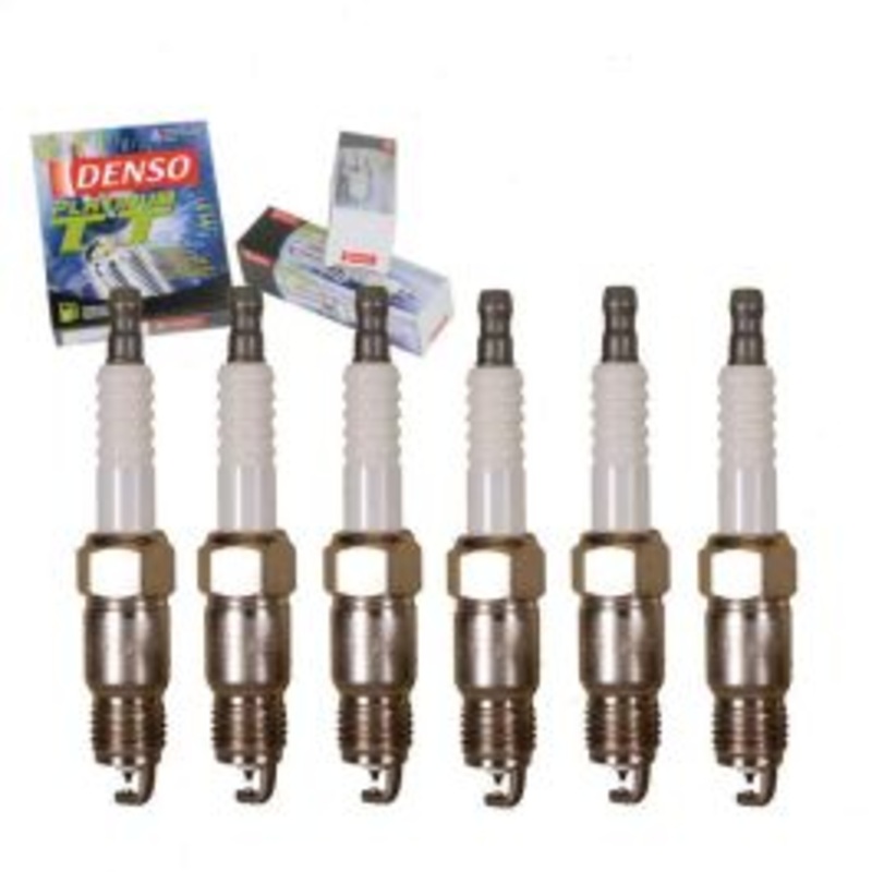 6 pc DENSO Platinum TT Spark Plugs for 1982-1990 GMC S15 2.8L 4.3L V6