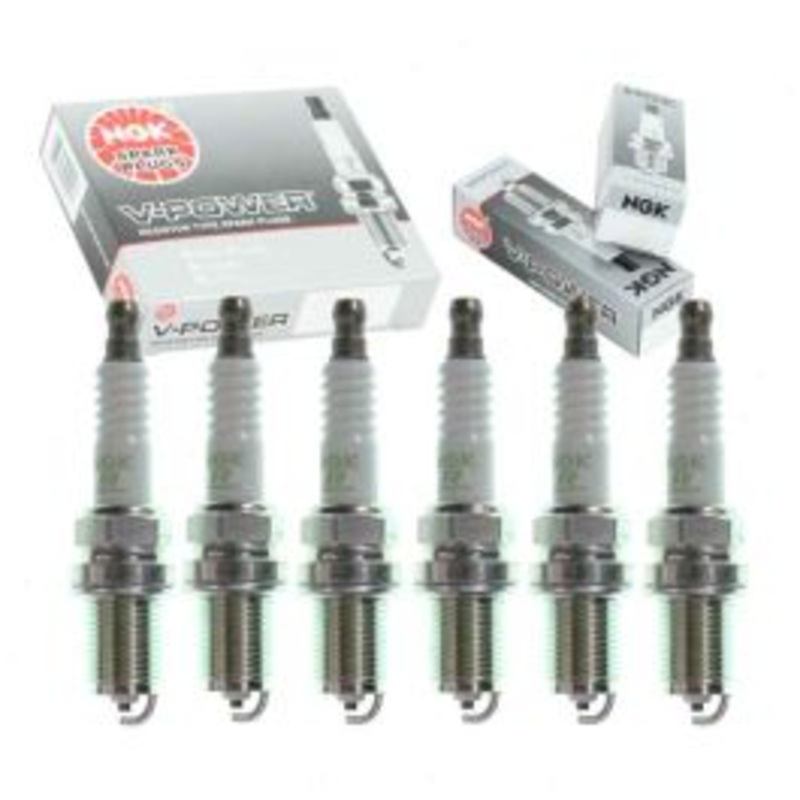 6 pc NGK V-Power Spark Plugs for 1992-1996 Jaguar XJS 4.0L L6