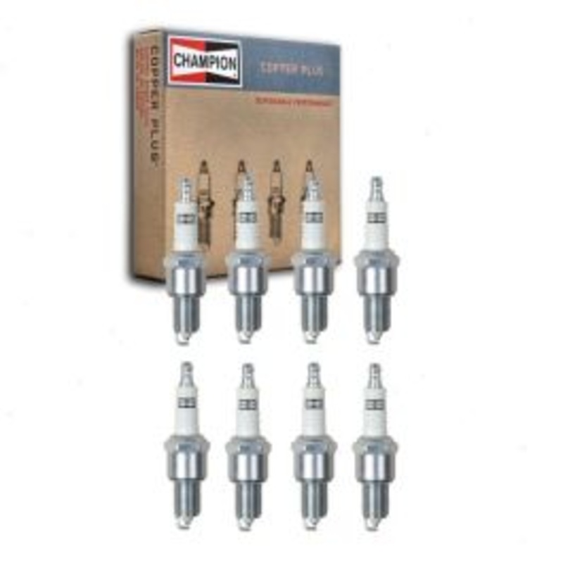 8 pc Champion Copper Plus Spark Plugs for 1984-1989 Dodge W100 5.2L 5.9L V8